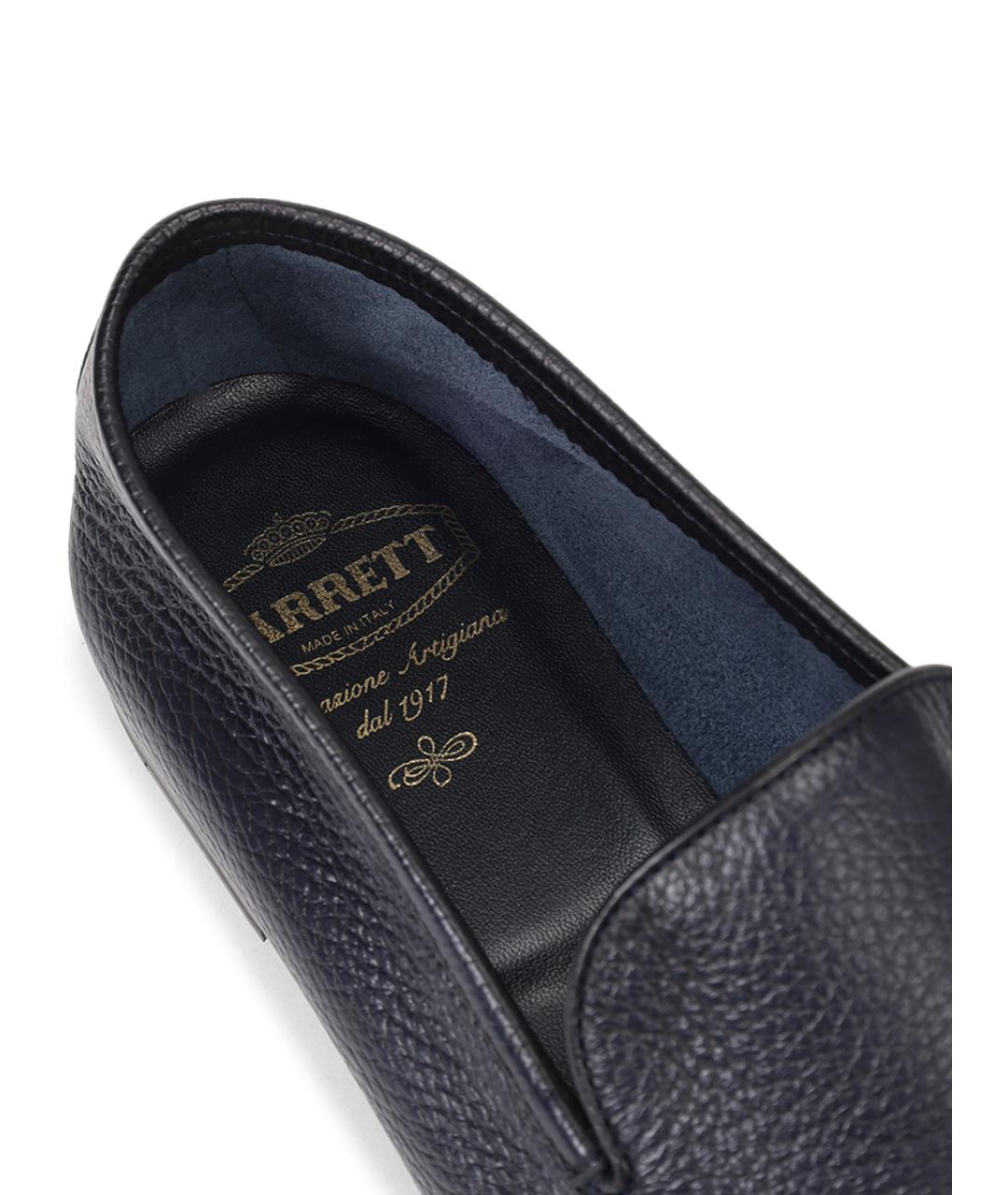 BARRETT Темно-синие кожаные лоферы, фото 6