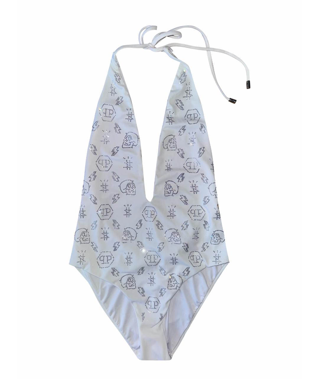 PHILIPP PLEIN Белый полиэстеровый купальник, фото 1