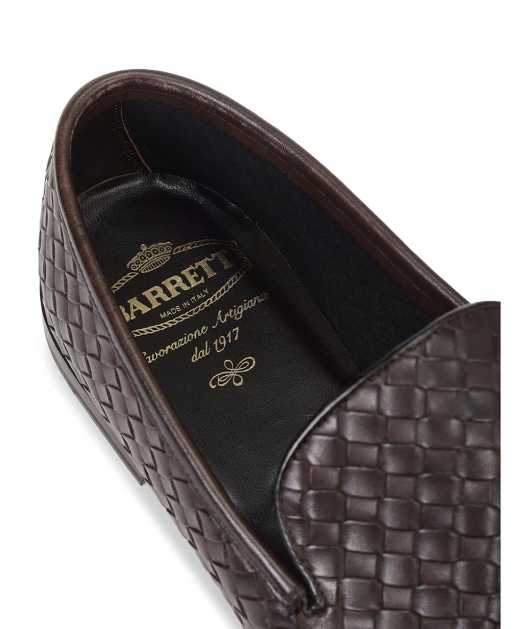 BARRETT Коричневые кожаные лоферы, фото 6