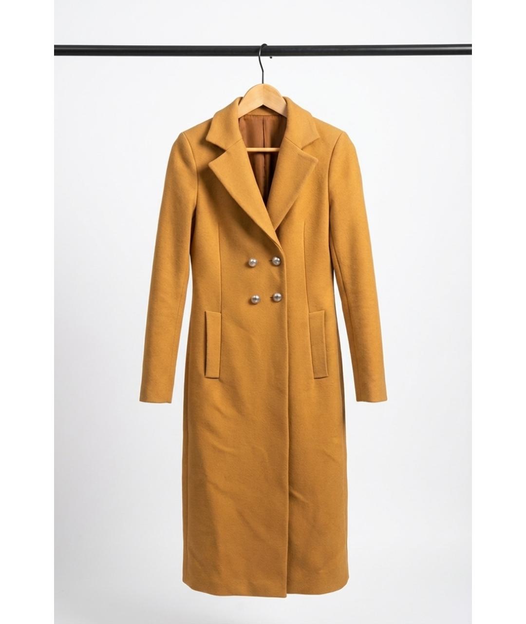 PINKO Горчичное пальто, фото 4