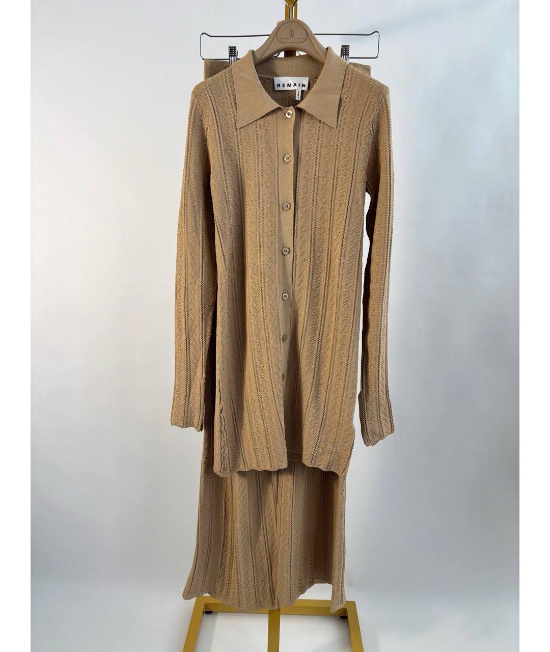 REMAIN Бежевый костюм с брюками, фото 8