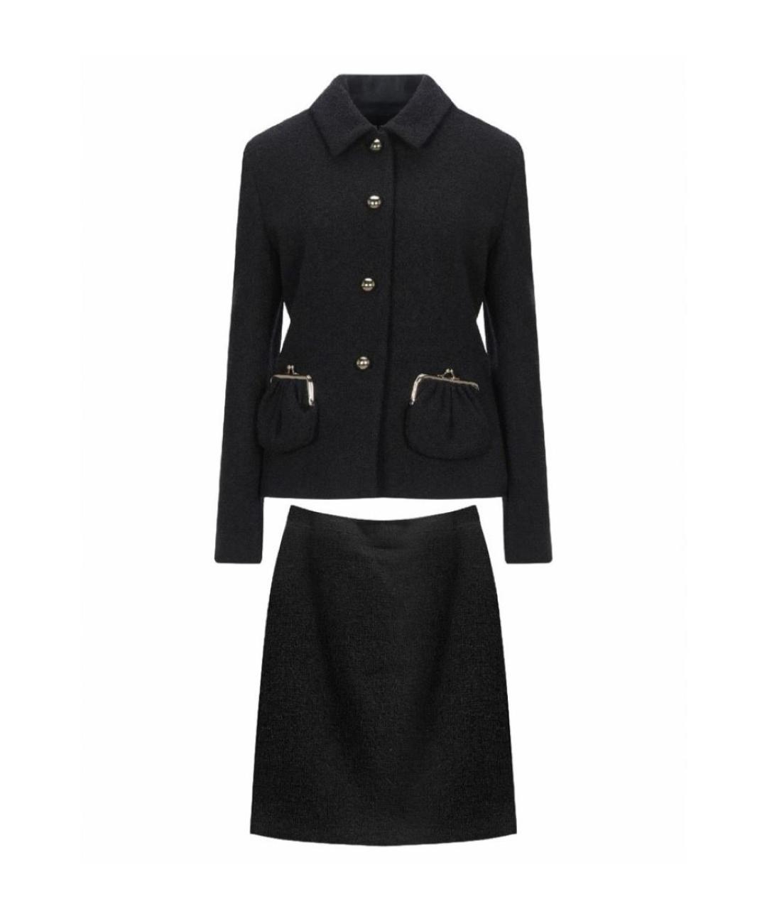 BOUTIQUE MOSCHINO Черный костюм с юбками, фото 10