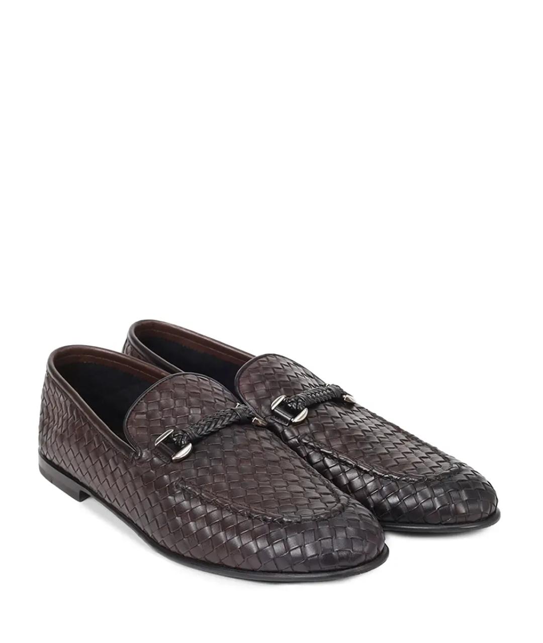 BARRETT Коричневые кожаные лоферы, фото 2