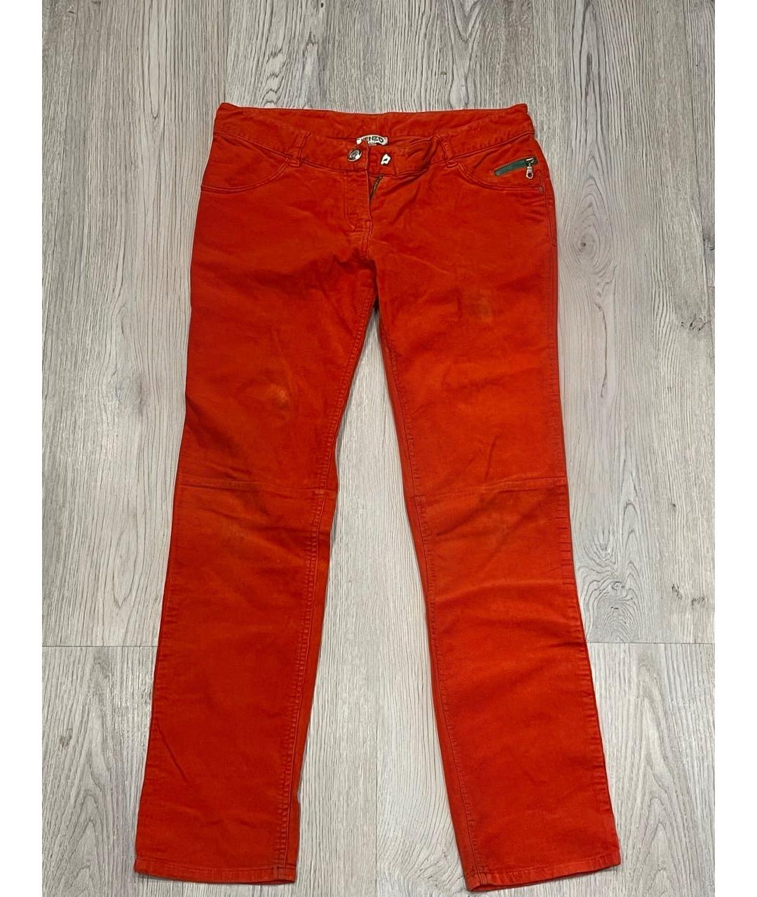KENZO Оранжевое прямые джинсы, фото 6