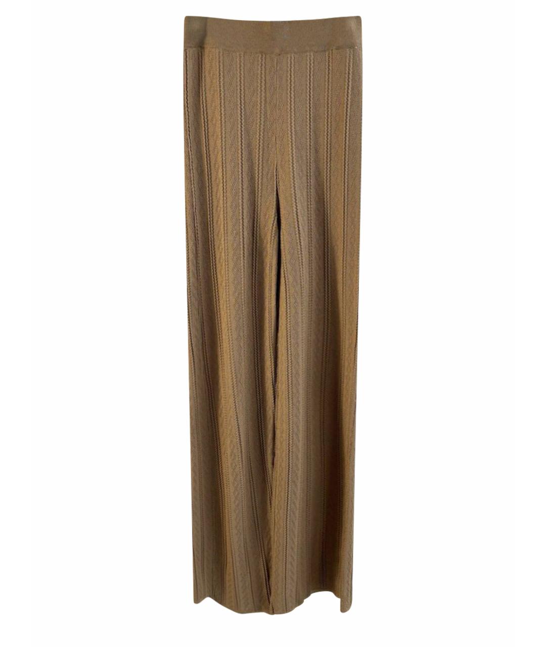 REMAIN Бежевые прямые брюки, фото 1