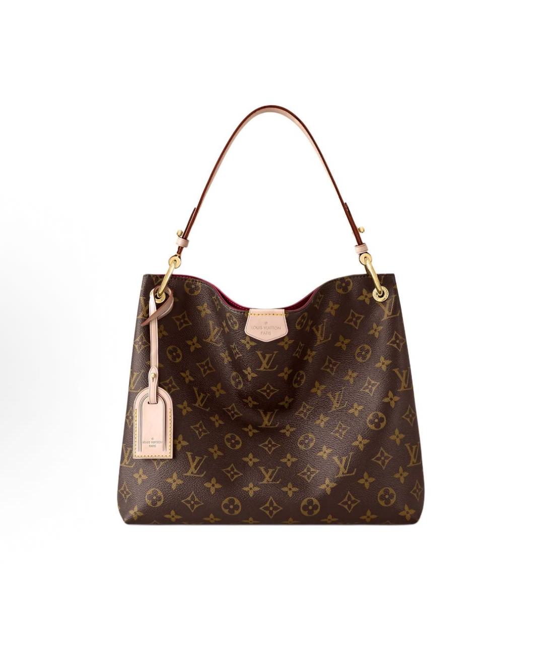 LOUIS VUITTON Коричневая сумка тоут, фото 5