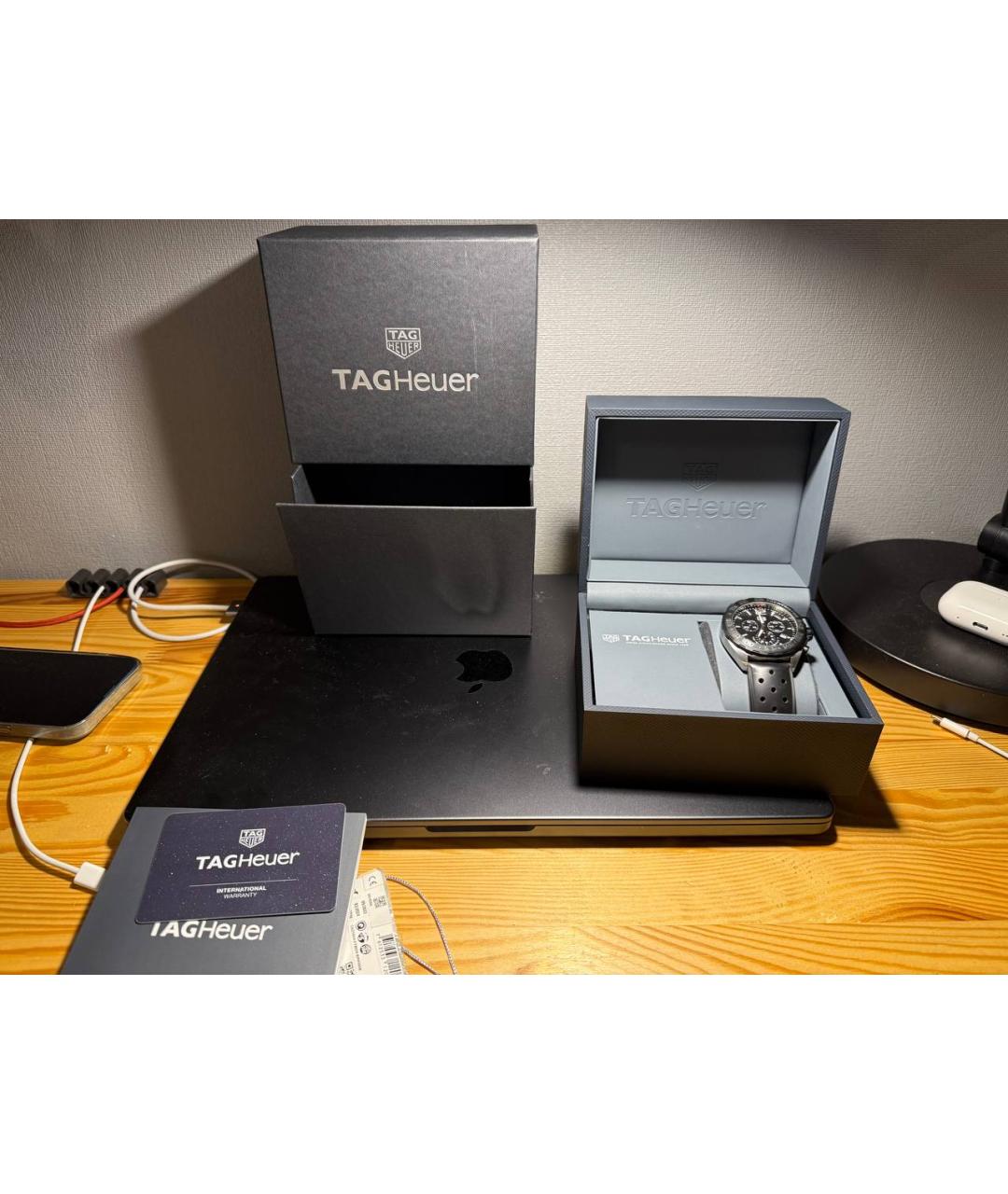 TAG HEUER Серебряные стальные часы, фото 5