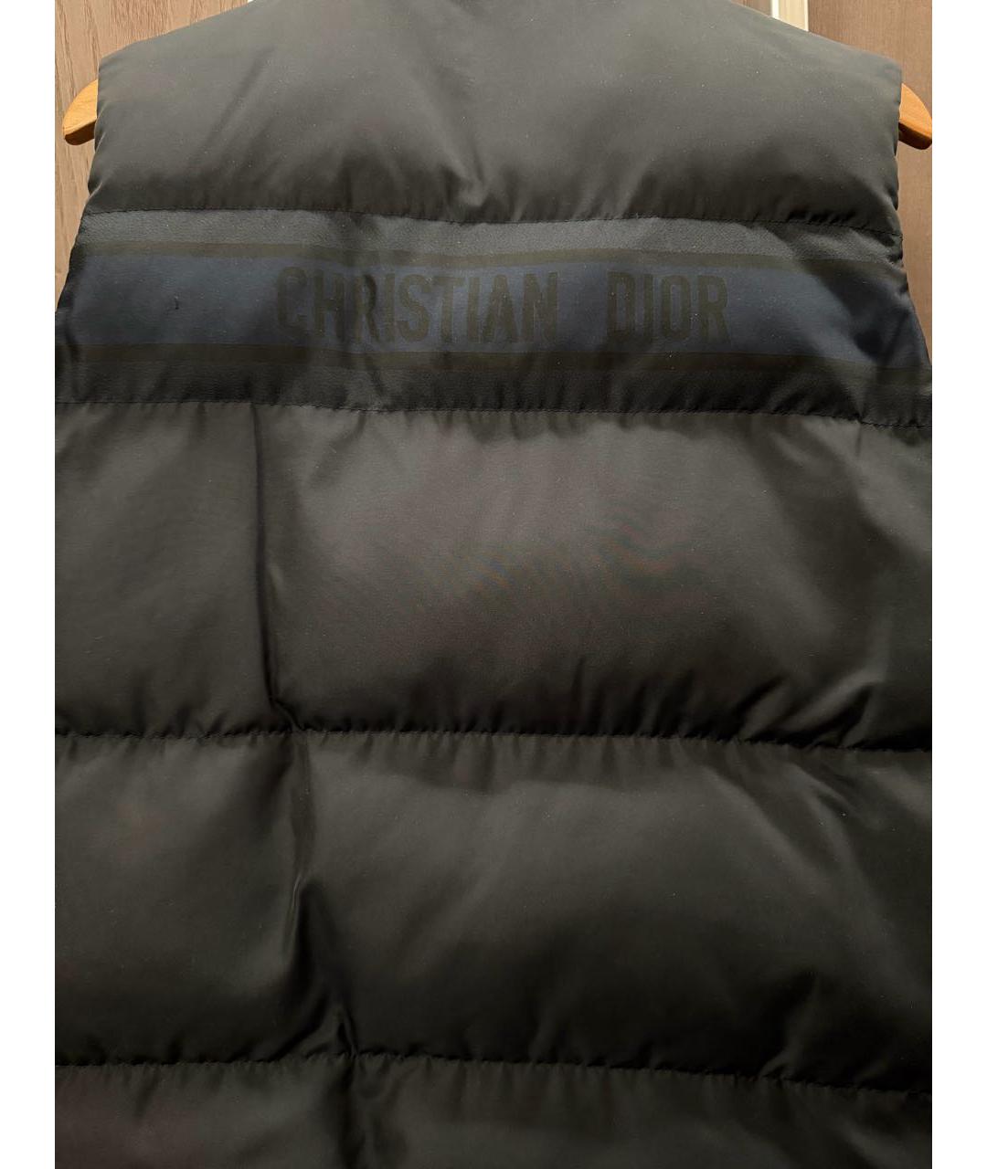 CHRISTIAN DIOR Темно-синий жилет, фото 4