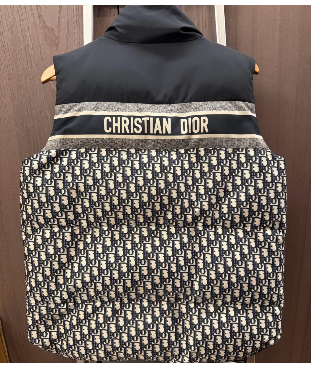 CHRISTIAN DIOR Темно-синий жилет, фото 2