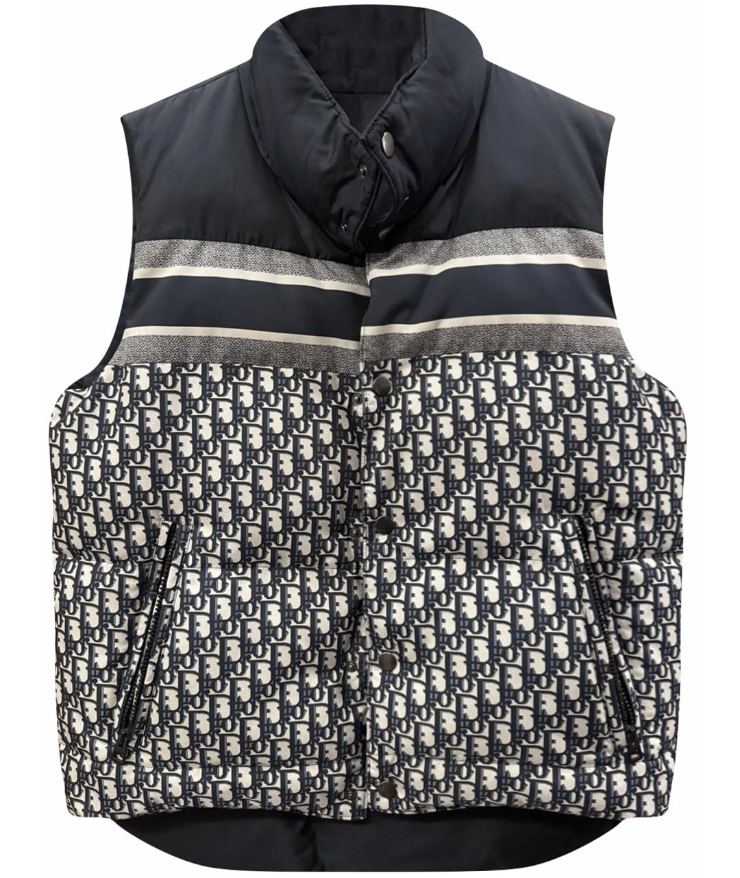 CHRISTIAN DIOR Темно-синий жилет, фото 1