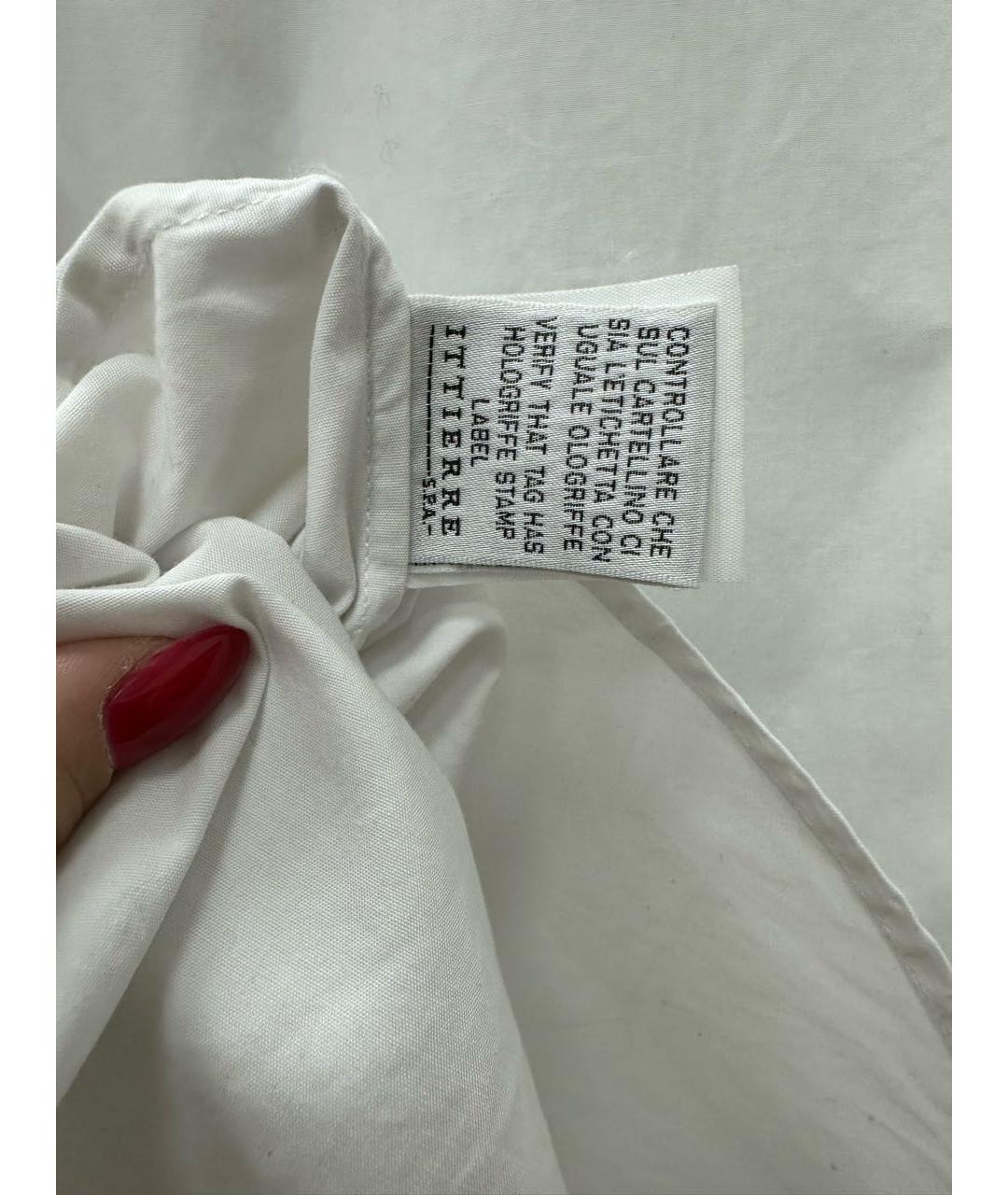 DOLCE&GABBANA Белая хлопковая рубашка, фото 8