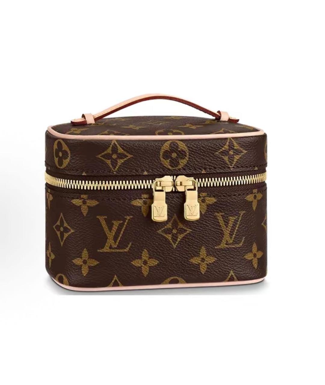 LOUIS VUITTON Коричневая сумка с короткими ручками, фото 5
