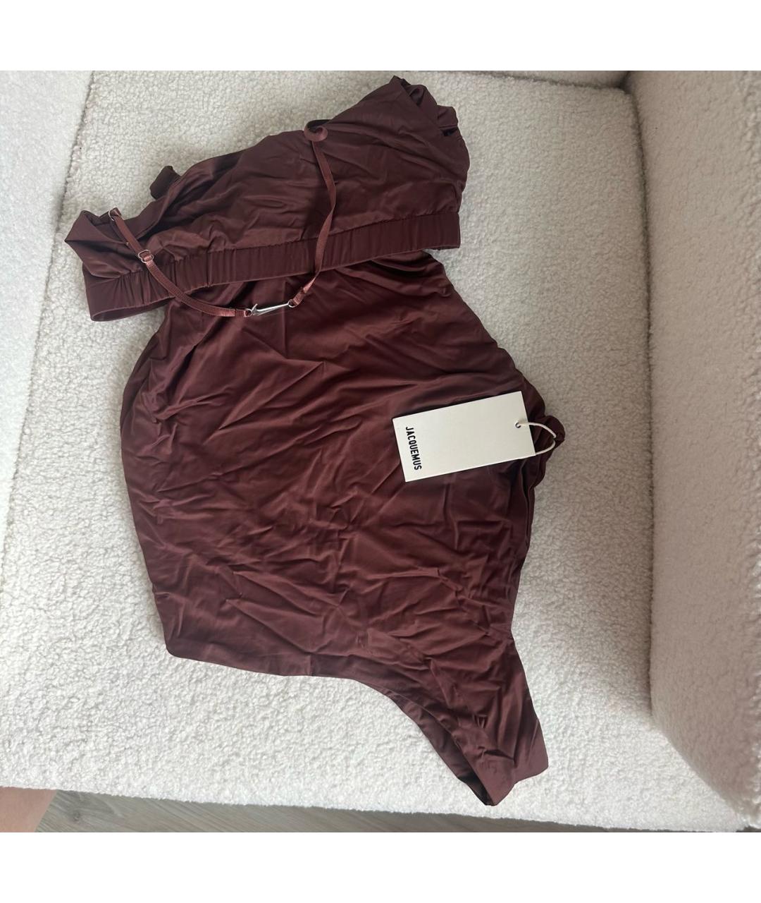 JACQUEMUS Коричневый купальник, фото 6