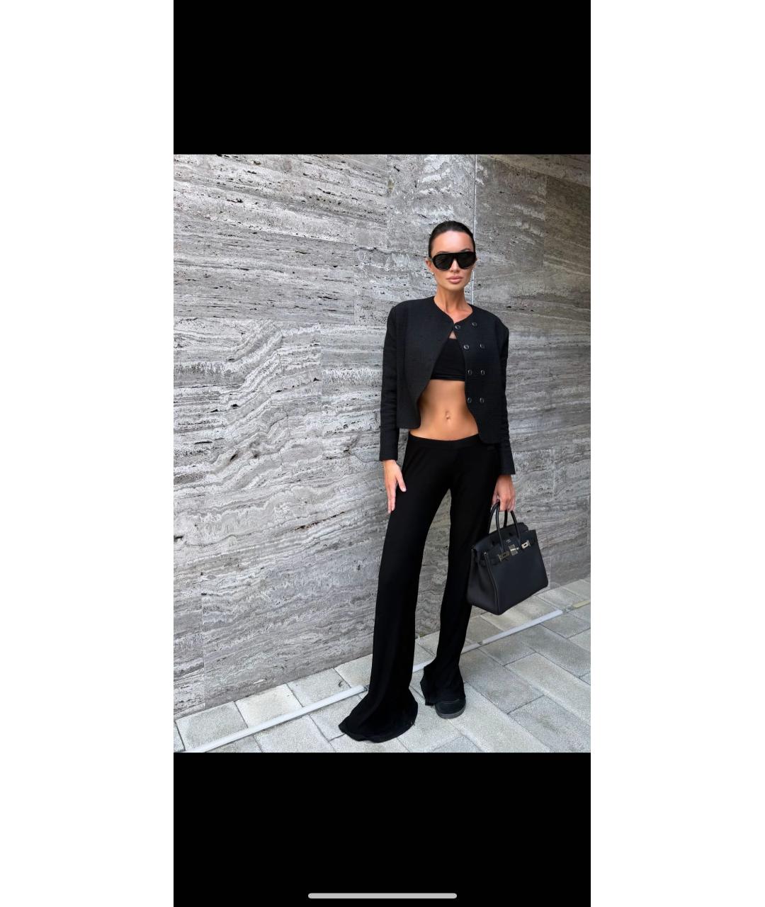 PRADA Черные пластиковые солнцезащитные очки, фото 8