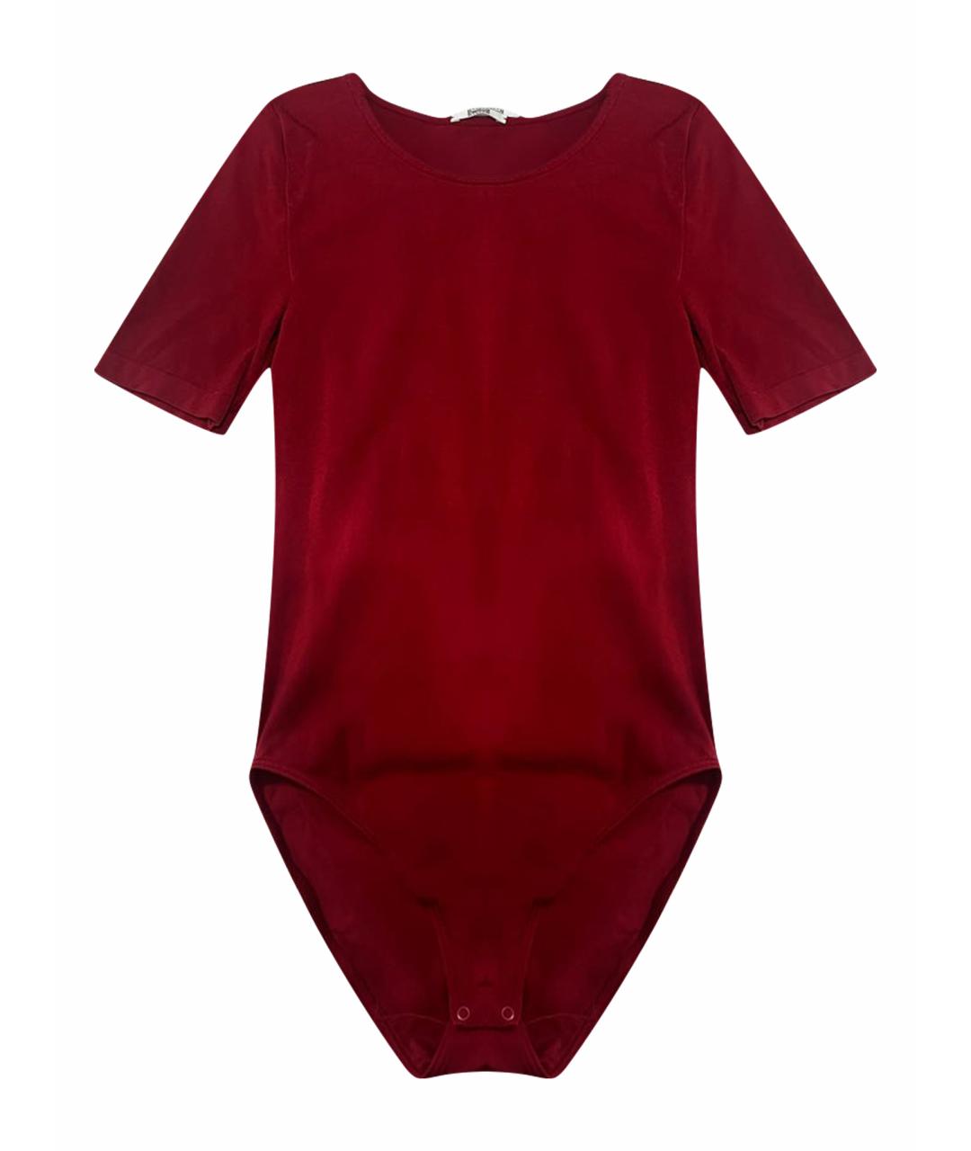 WOLFORD Бордовая хлопковая футболка, фото 1