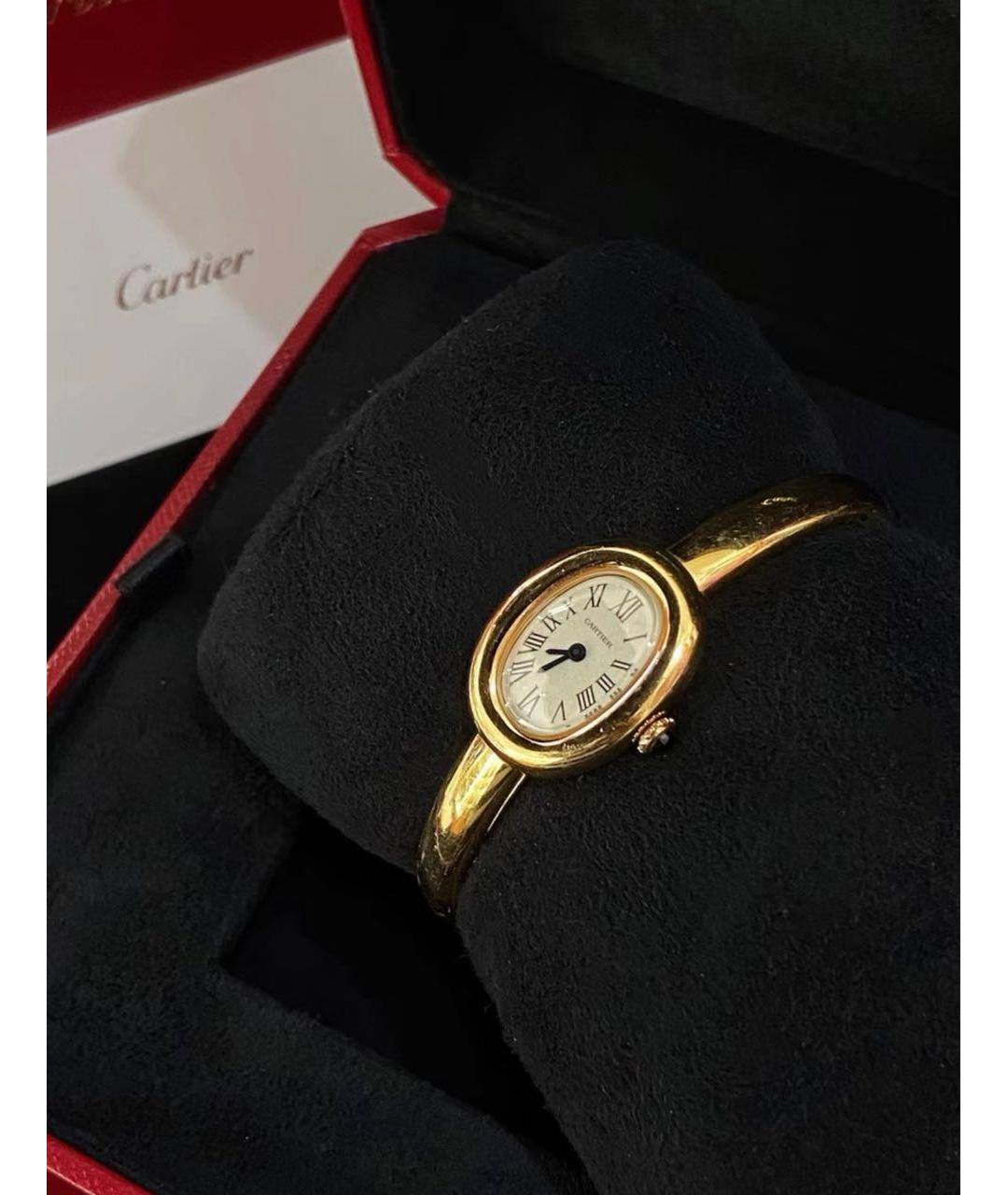 CARTIER Золотые часы из желтого золота, фото 2