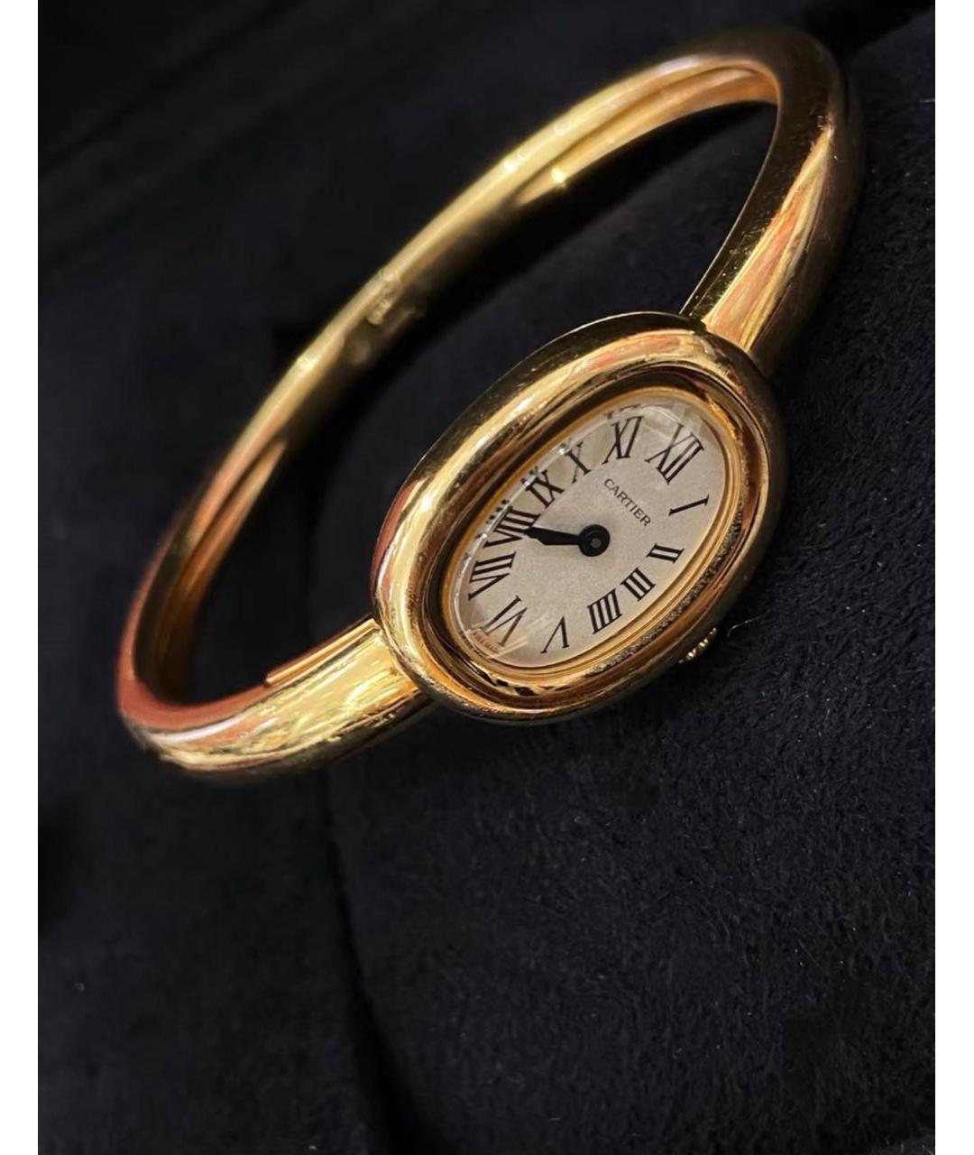 CARTIER Золотые часы из желтого золота, фото 4