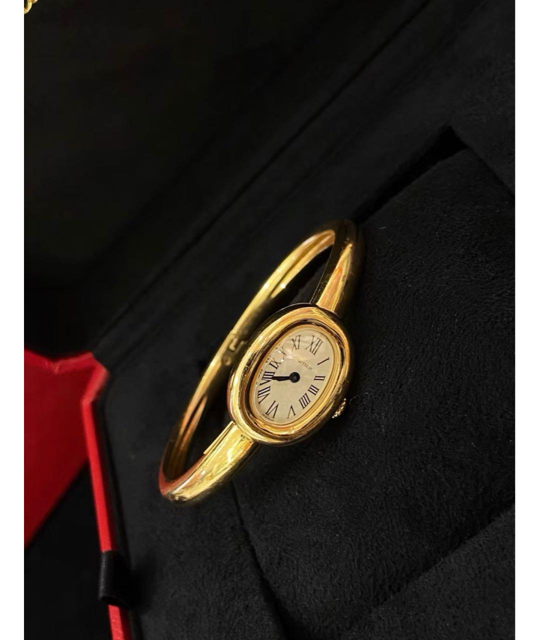 CARTIER Золотые часы из желтого золота, фото 3