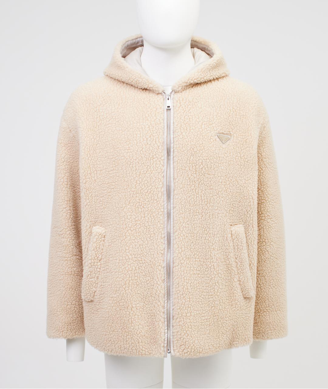 PRADA Бежевая кашемировая куртка, фото 8