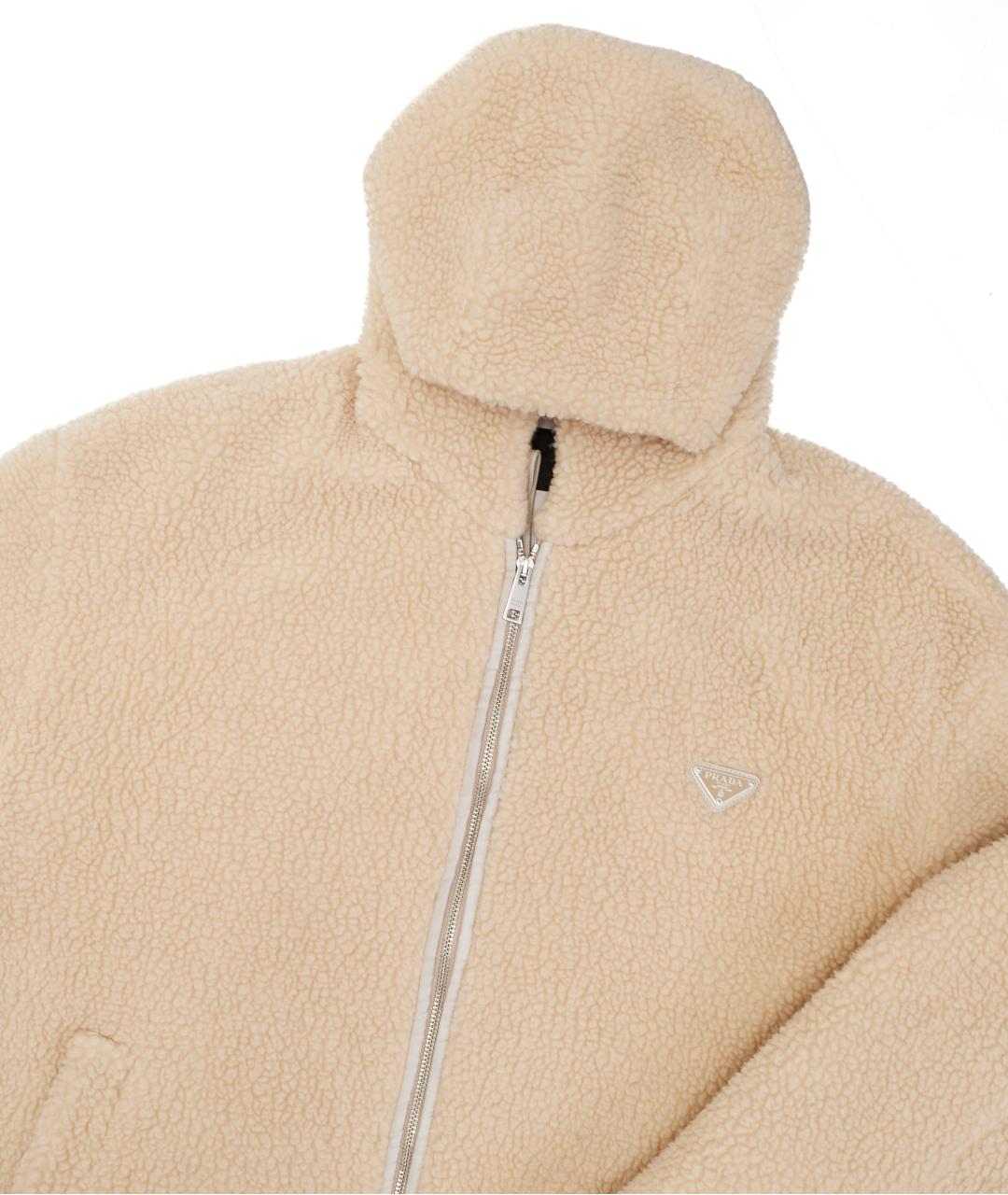 PRADA Бежевая кашемировая куртка, фото 3