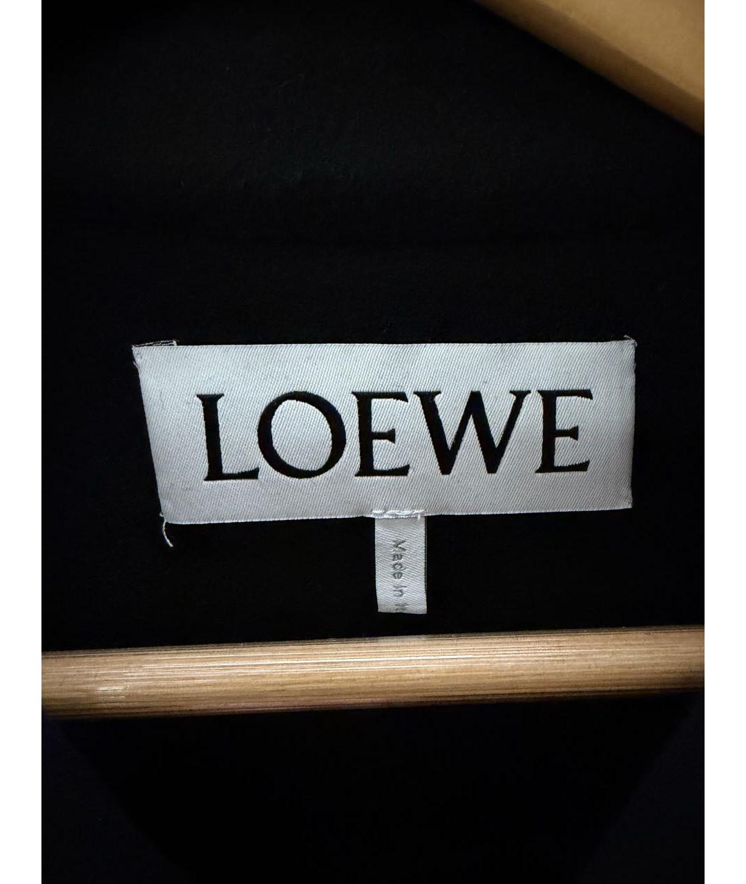 LOEWE Черная шерстяная куртка, фото 3