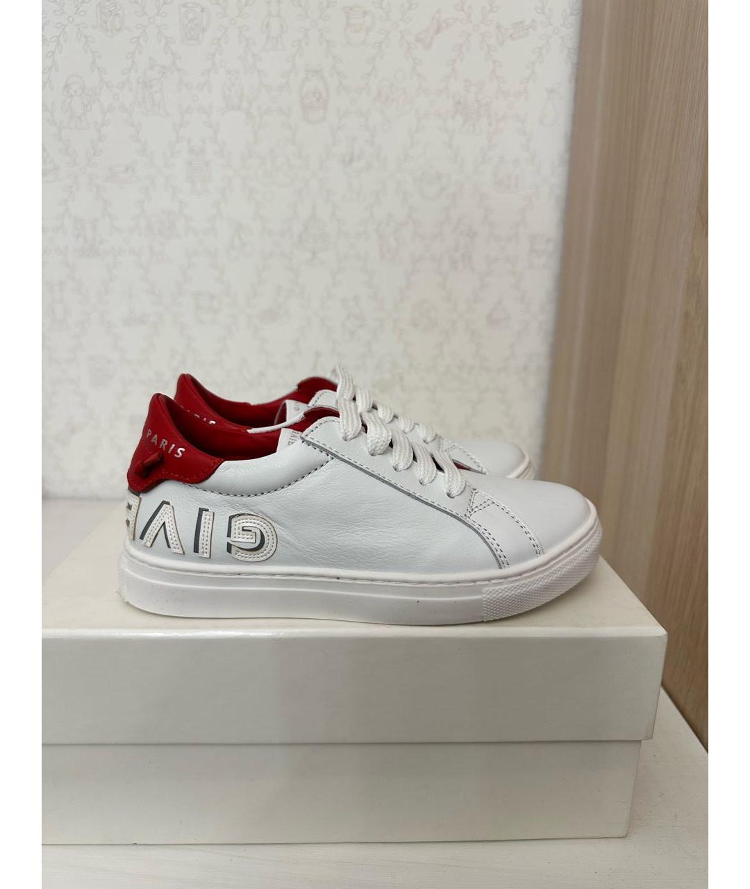 GIVENCHY Белые кожаные кеды, фото 5