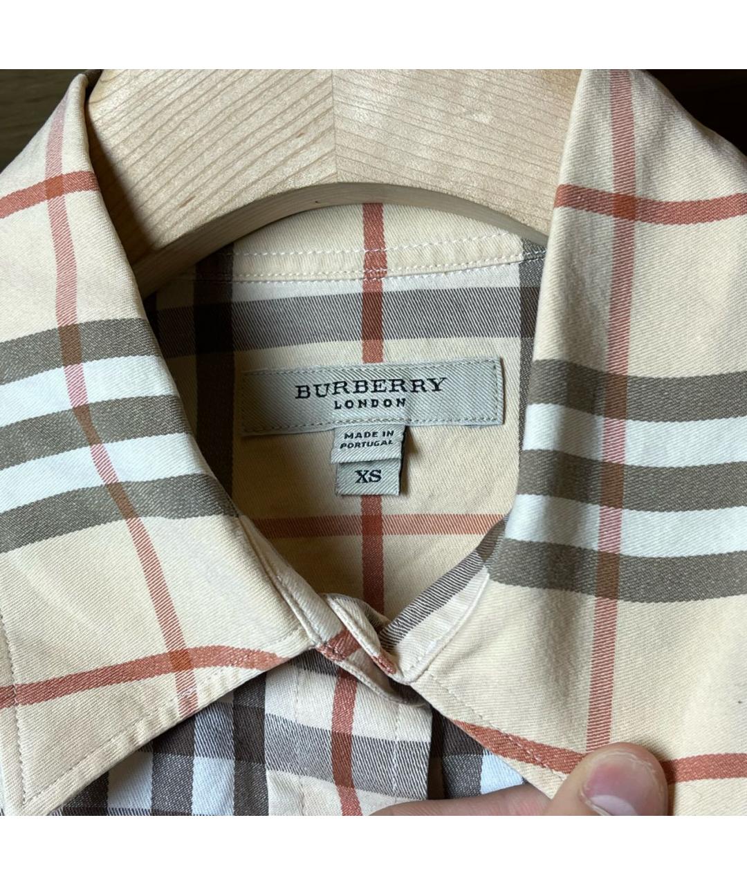BURBERRY Мульти хлопковая рубашка, фото 4