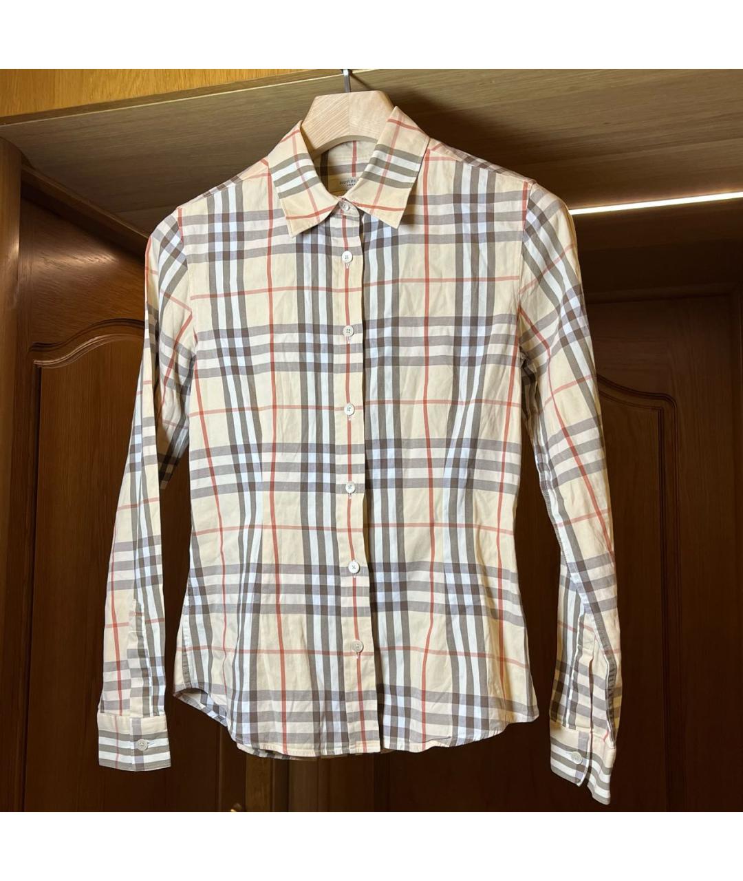 BURBERRY Мульти хлопковая рубашка, фото 8