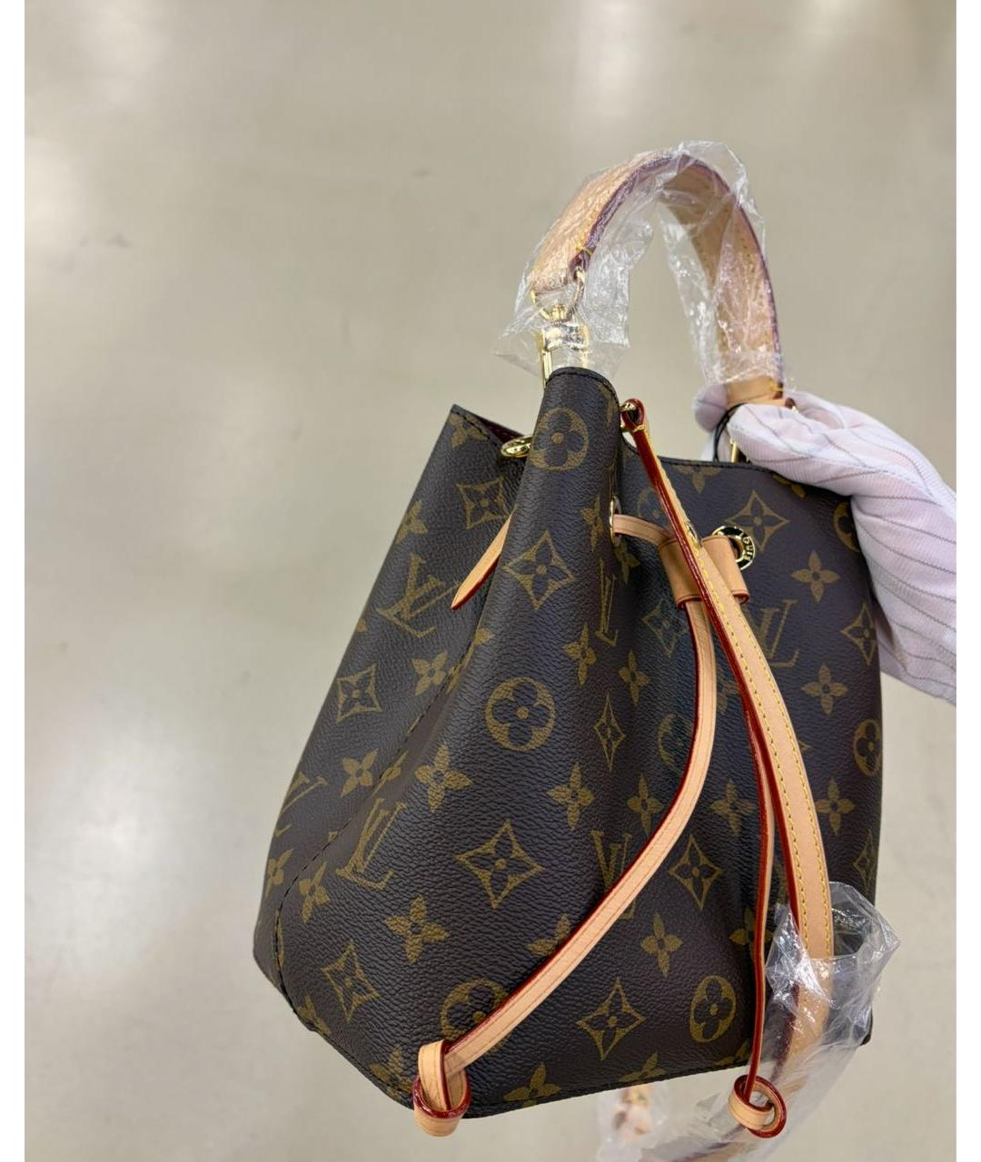 LOUIS VUITTON Коричневая сумка через плечо, фото 3
