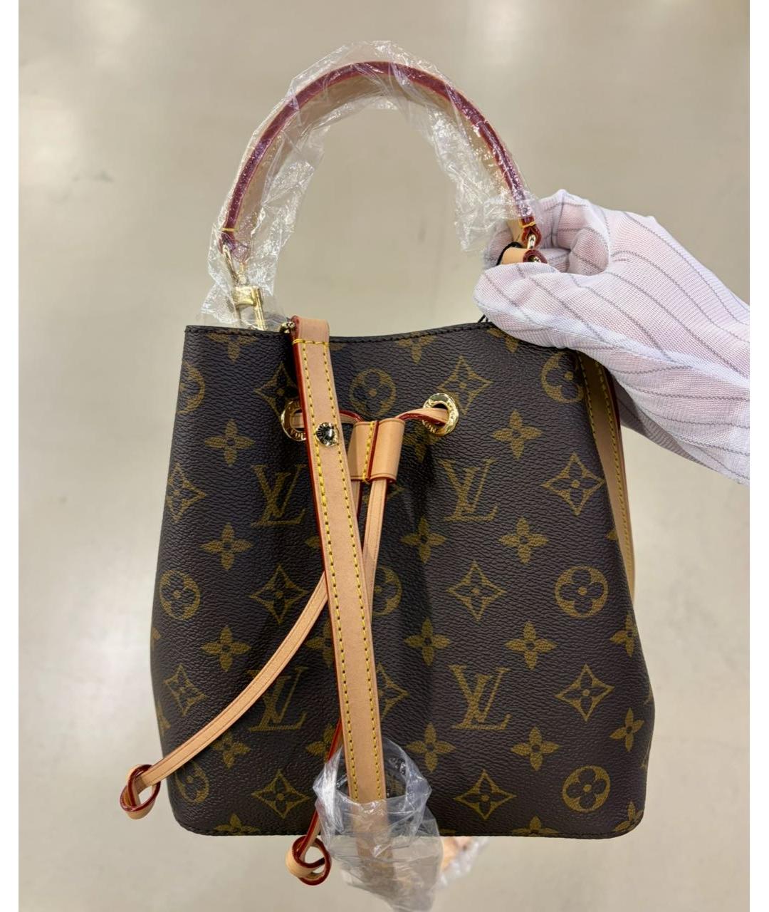 LOUIS VUITTON Коричневая сумка через плечо, фото 2