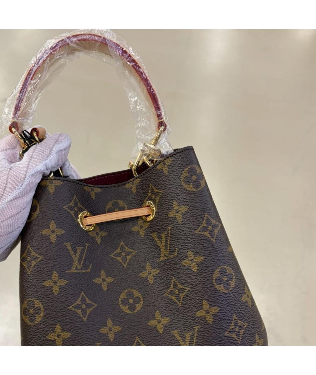 LOUIS VUITTON Коричневая сумка через плечо, фото 4
