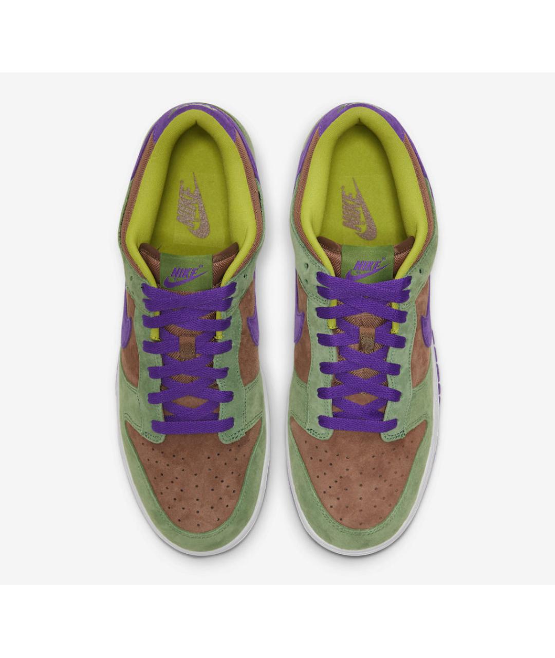 NIKE Мульти замшевые низкие кроссовки / кеды, фото 3