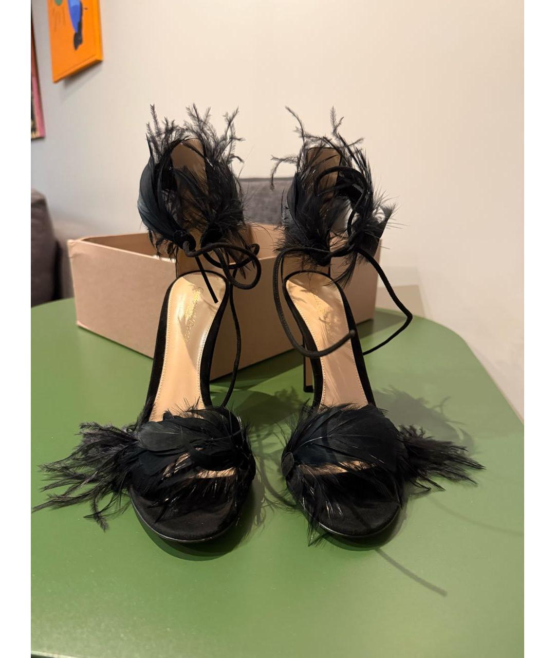 GIANVITO ROSSI Черные босоножки, фото 2