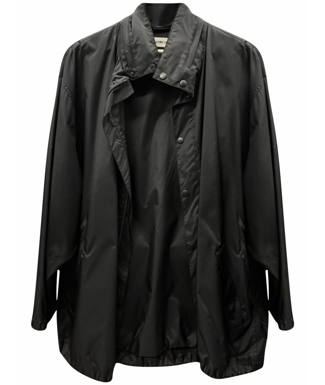 BALENCIAGA Черный тренч/плащ, фото 1