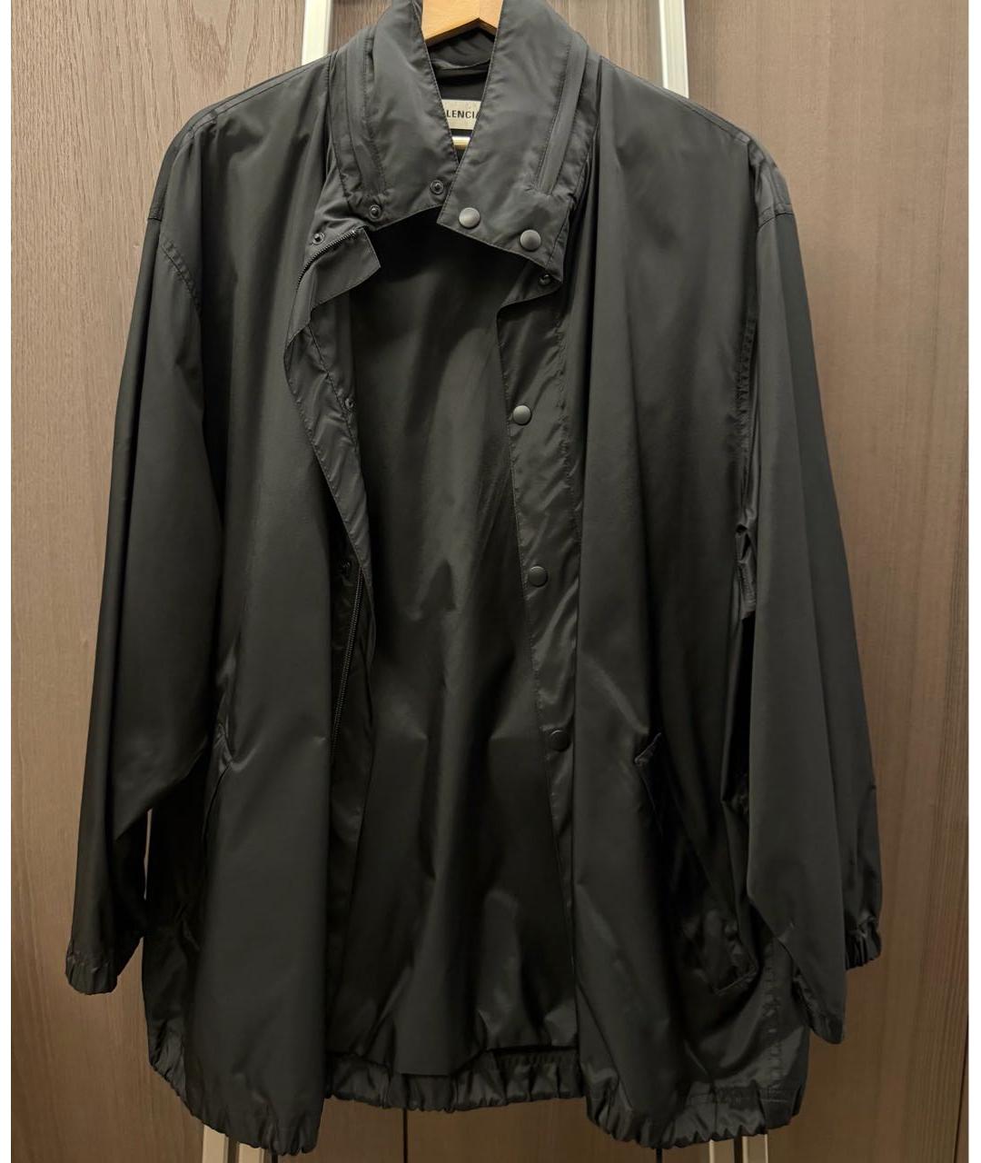 BALENCIAGA Черный тренч/плащ, фото 5