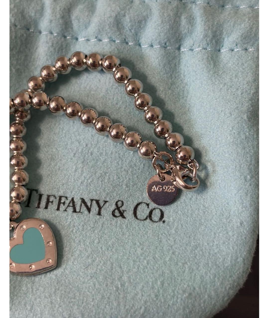 TIFFANY&CO Серебрянный серебряный браслет, фото 3