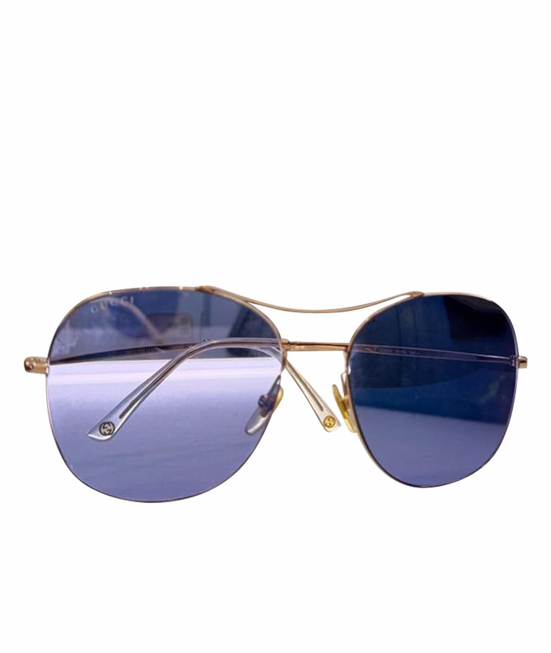 GUCCI Голубые солнцезащитные очки, фото 1