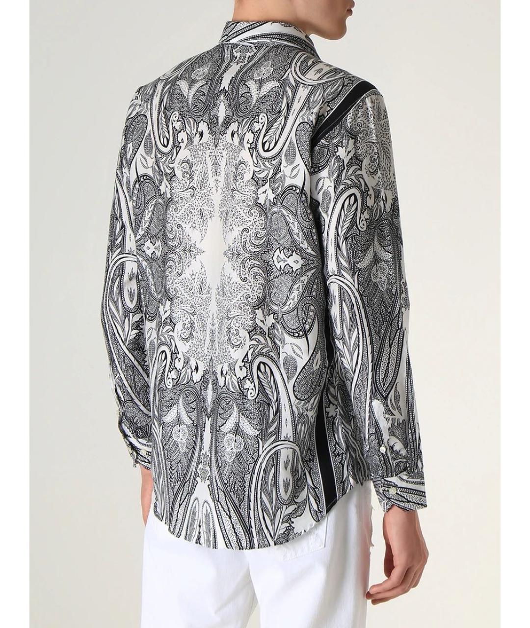 ETRO Белая хлопковая кэжуал рубашка, фото 4