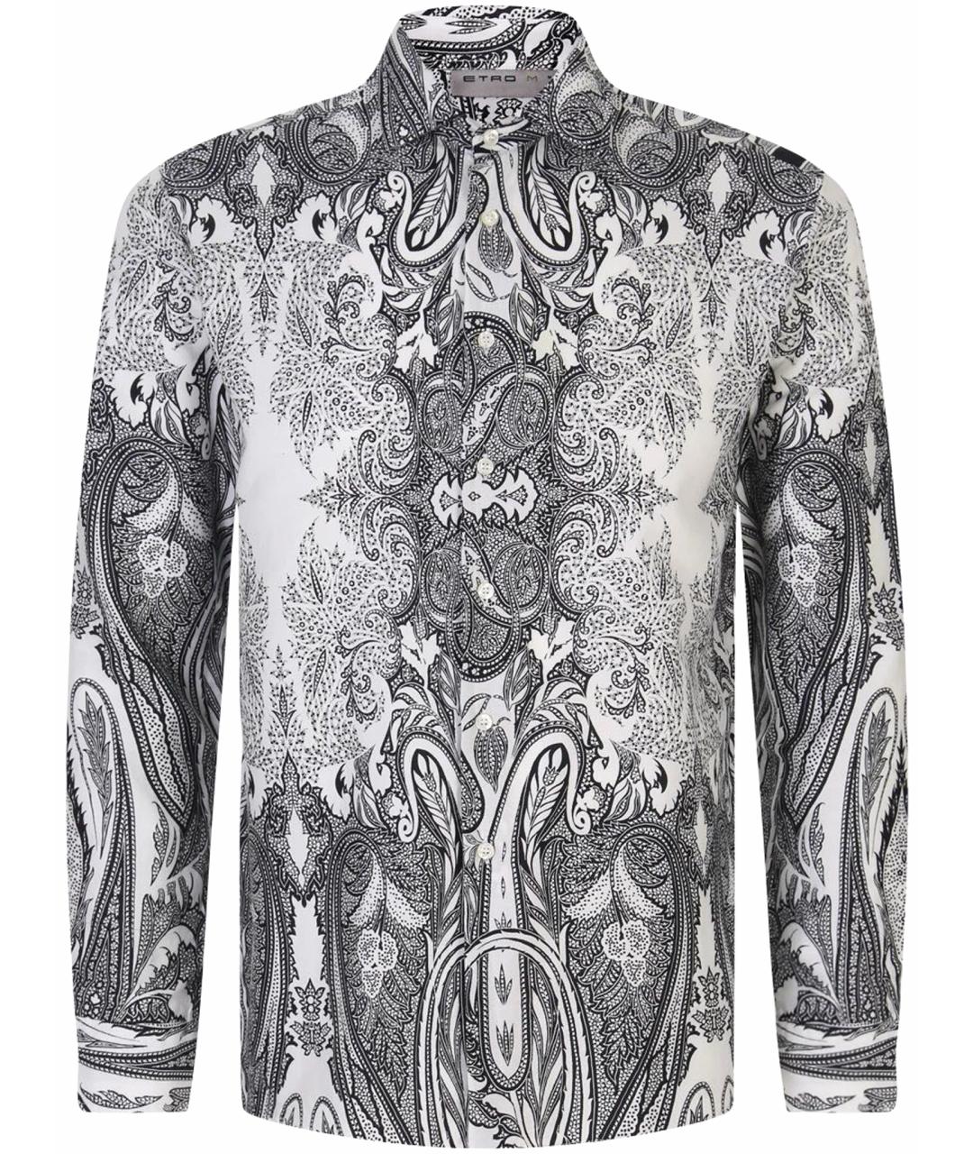 ETRO Белая хлопковая кэжуал рубашка, фото 1