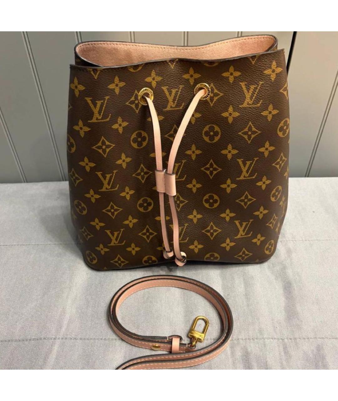 LOUIS VUITTON Коричневая сумка через плечо, фото 8