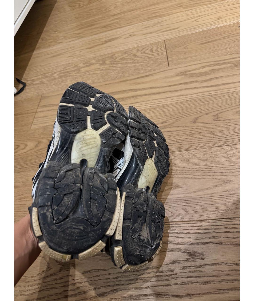 BALENCIAGA Черные текстильные кроссовки, фото 5