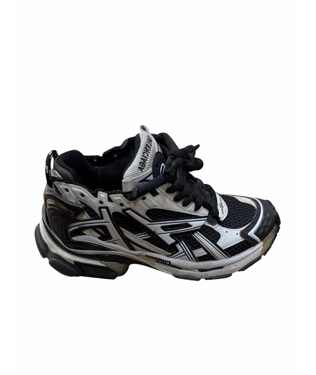 BALENCIAGA Черные текстильные кроссовки, фото 1