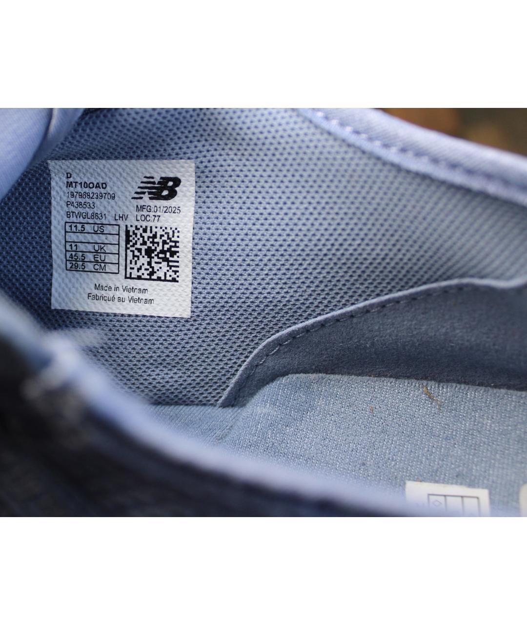 NEW BALANCE Голубые низкие кроссовки / кеды, фото 6