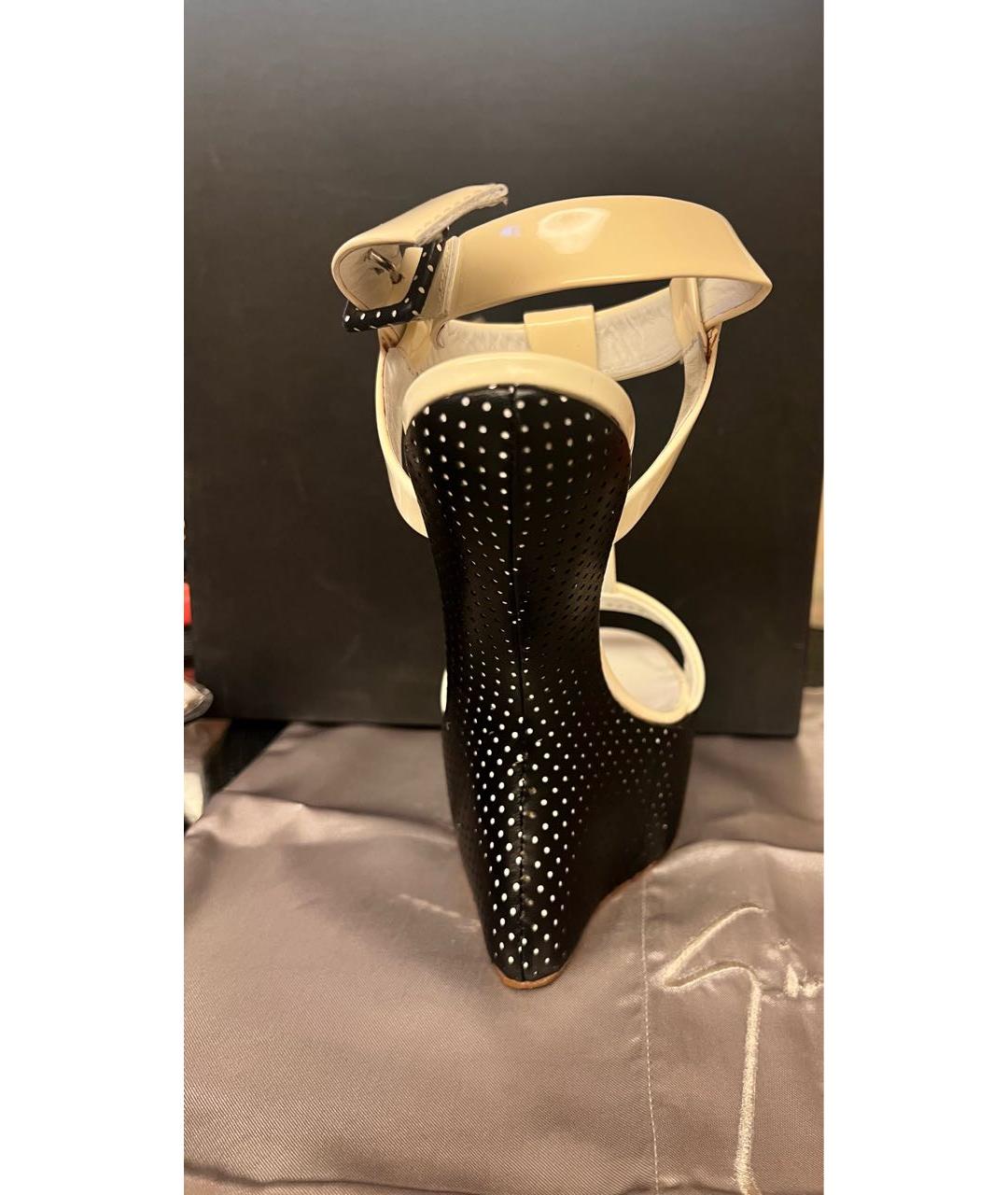 GIUSEPPE ZANOTTI DESIGN Оранжевое замшевые босоножки, фото 4