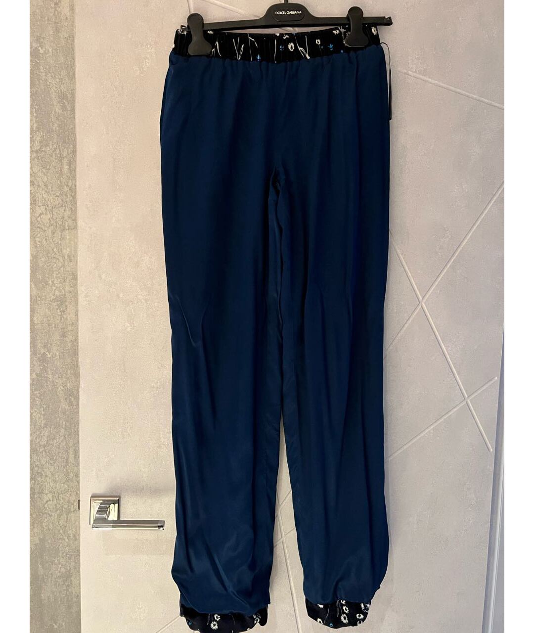 ALEXANDER TEREKHOV Темно-синий бархатный костюм с брюками, фото 7