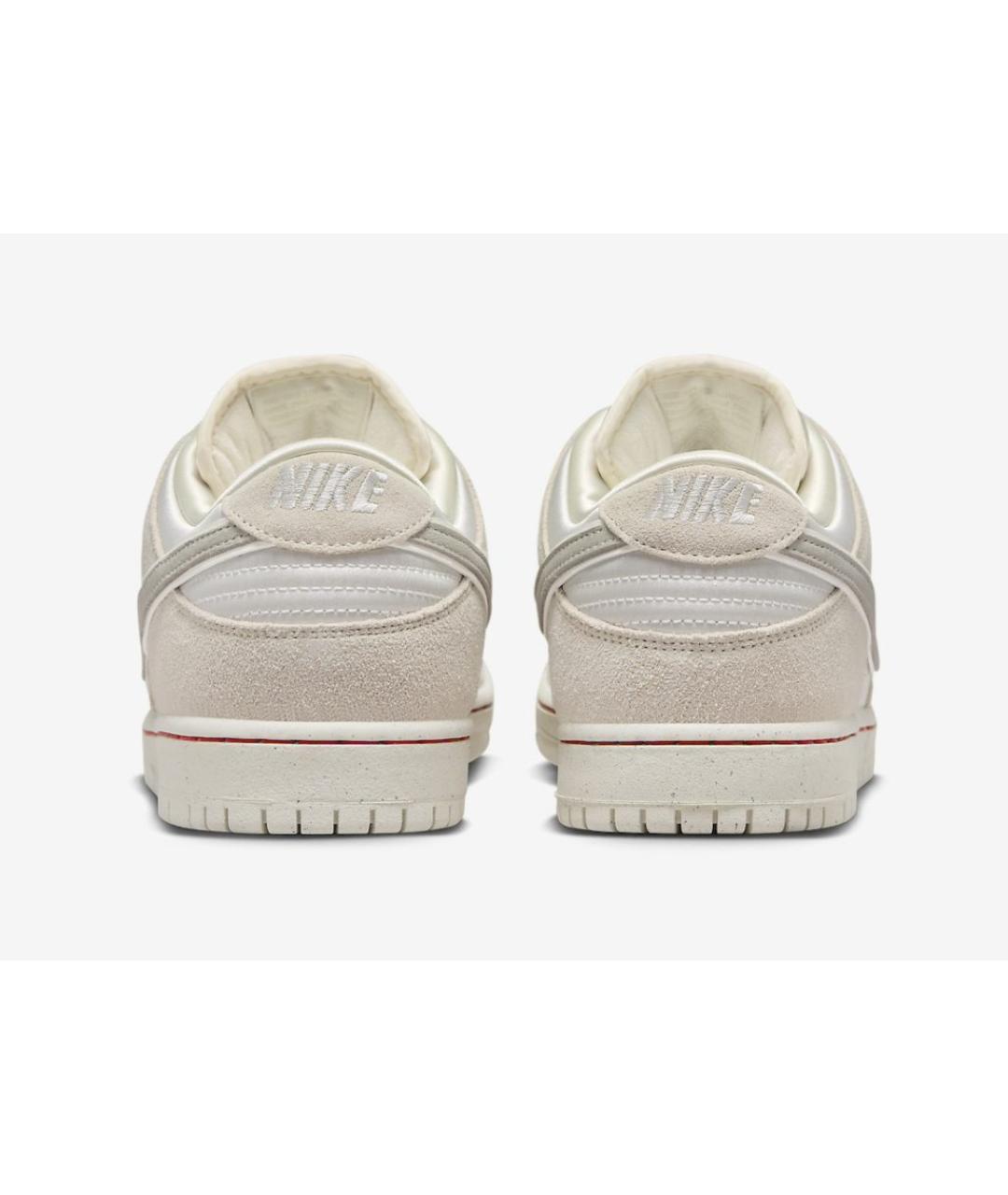 NIKE Бежевые замшевые низкие кроссовки / кеды, фото 4