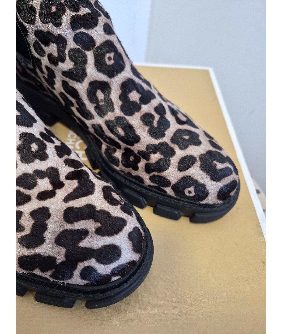 MICHAEL MICHAEL KORS Мульти кожаные полусапоги, фото 4