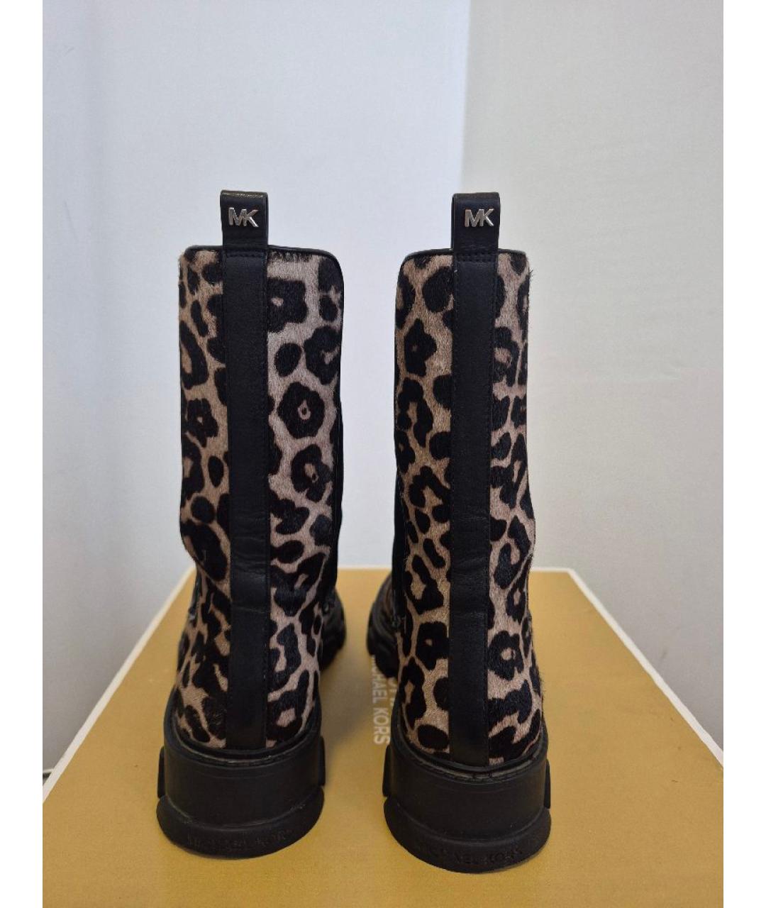 MICHAEL MICHAEL KORS Мульти кожаные полусапоги, фото 3