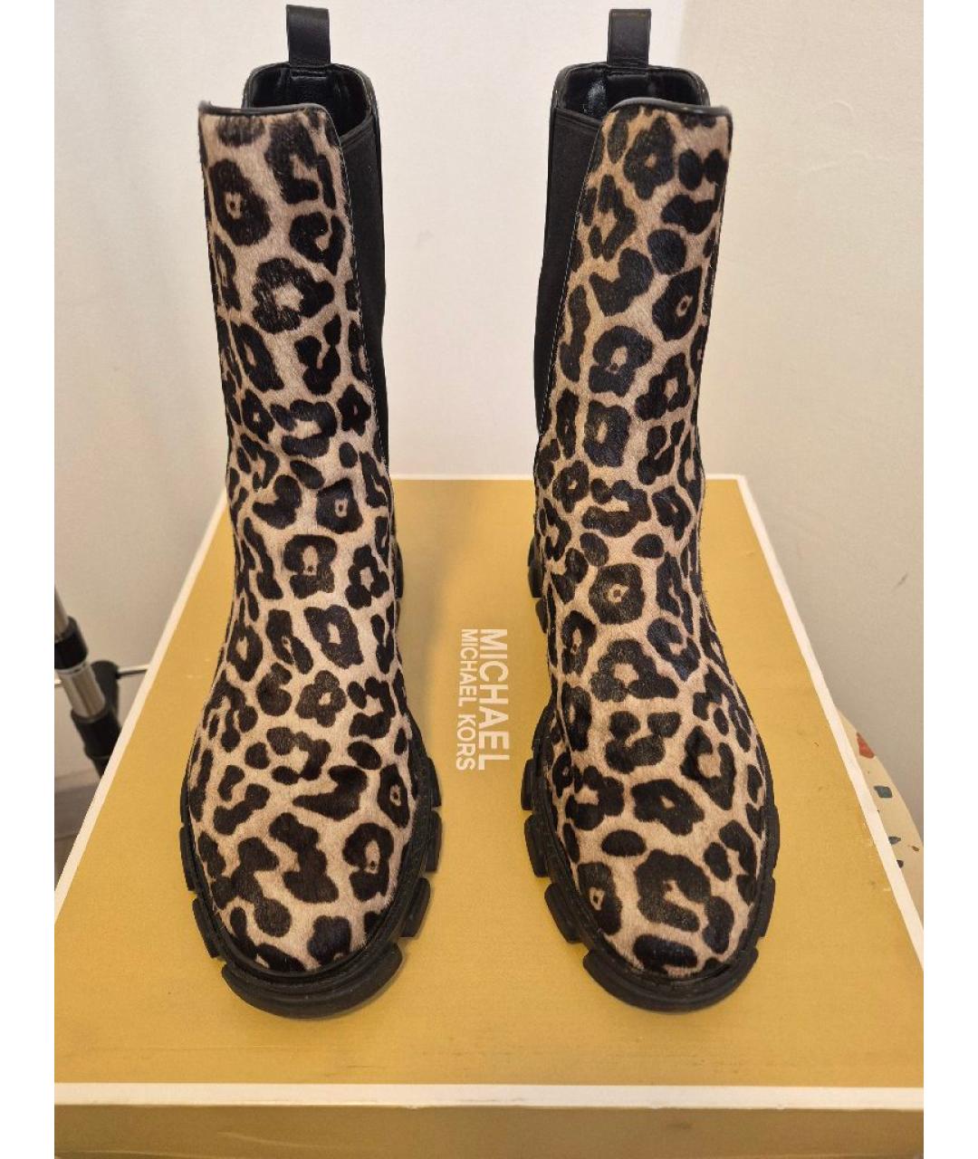 MICHAEL MICHAEL KORS Мульти кожаные полусапоги, фото 2