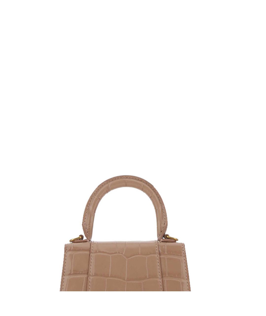 BALENCIAGA Коричневая кожаная сумка через плечо, фото 3